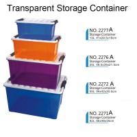 High standard transparent plastic storage case